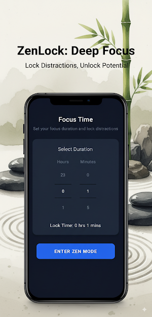 ZenLock - Screen Lock & Focus Screenshot 0