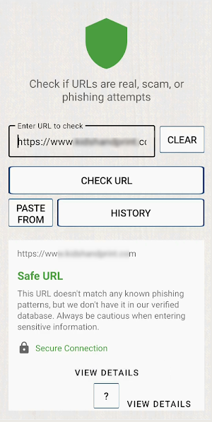 Safe Link Checker Screenshot 0