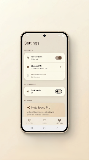 NoteSpace – Notes & Journaling Screenshot 2