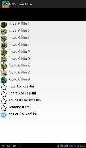 Master Kicau Cililin Screenshot 2