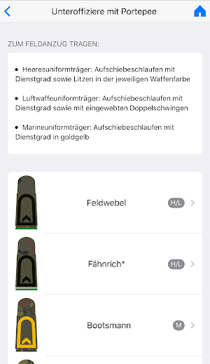 BLexi - Lexikon über die Bundeswehr Screenshot 1