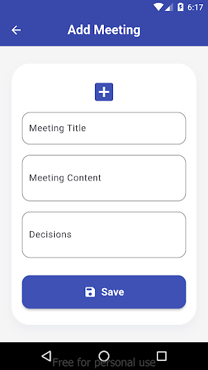 Meeting Decision Journal Screenshot 2