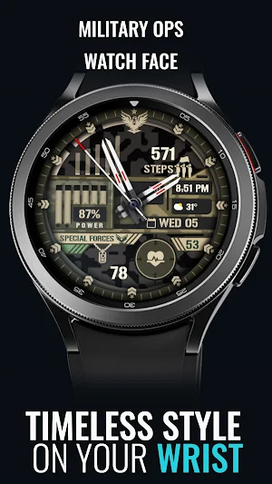 Military Ops Watch Face Screenshot 0