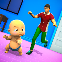 Baby hide and seek daddy Game