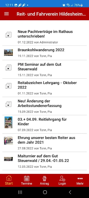 Reit-und Fahrverein Hildesheim Screenshot 1