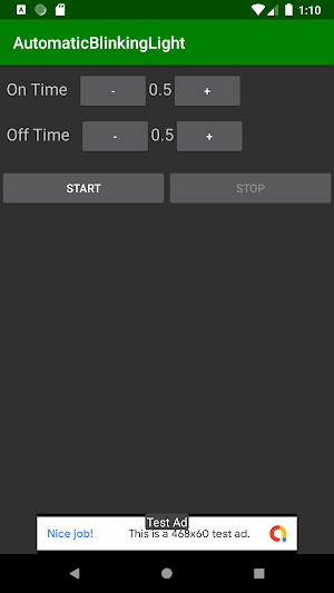Automatic Blinking Light Screenshot 0