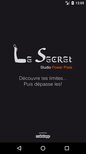 LE SECRET Studio Powerplate Screenshot 0