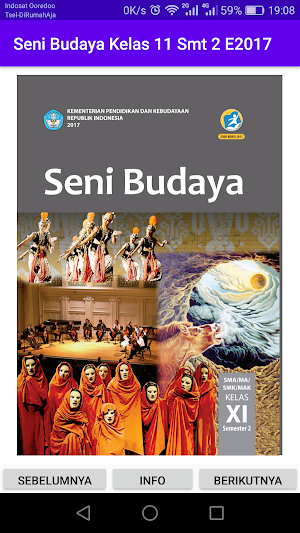 Seni Budaya Kelas 11 Semester 2 Siswa Edisi 2017 Screenshot 0
