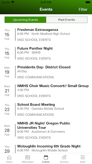Medford School District 549c Screenshot 2