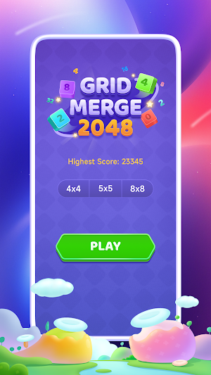 Gird Merge-2048 Screenshot 0