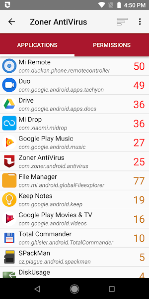 Zoner Mobile Security Screenshot 3