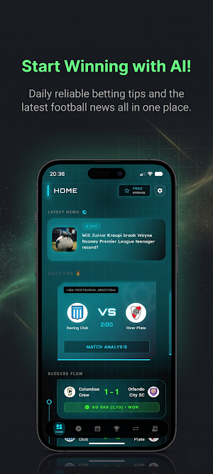 StatGrid: AI Football Tips Screenshot 0