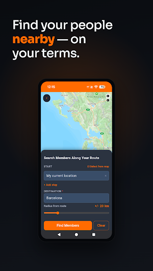 Trunex: Trusted People Nearby Screenshot 2