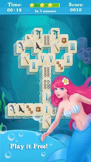 Mahjong Solitaire Mermaid Screenshot 3