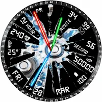 Animated 3D Gyro Broken Watch