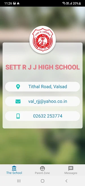 Sett RJJ Secondary High School Valsad Screenshot 0