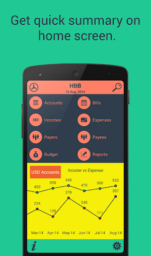 Home budget lite with sync Screenshot 0