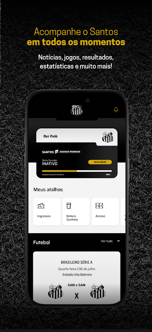 Santos FC App Screenshot 1