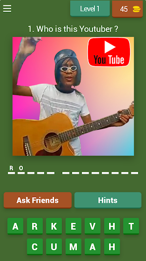 Bodo Youtuber Name-Trivia Game Screenshot 0