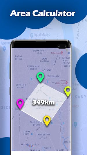 Distance Calculator Map Land Measurement Screenshot 0
