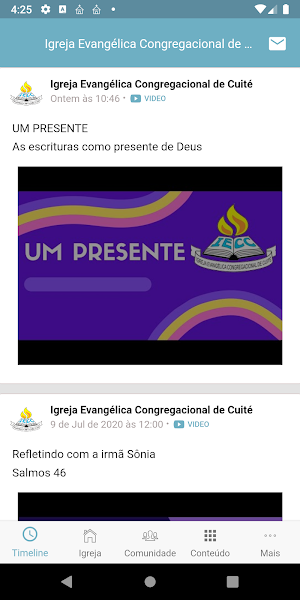 Igreja Evangélica Congregacional de Cuité Screenshot 1