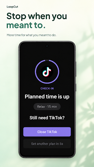 LoopCut: Screen Time & Focus Screenshot 0