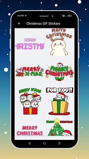 Christmas Wishes GIFs: 2025 Screenshot 1