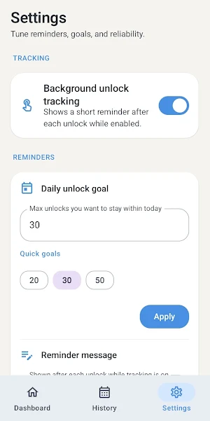 Digital Detox Tracker Screenshot 2
