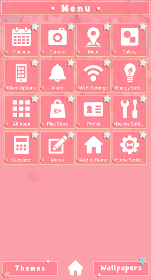 Pastel Stars Theme +HOME Screenshot 1