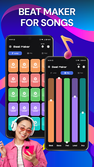 Beat Maker: Drum & DJ Mixer Screenshot 1
