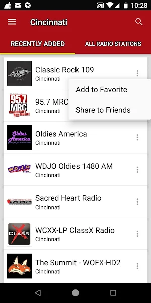 Cincinnati Radio Stations - Ohio, USA Screenshot 1