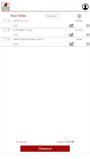 Senn Brothers Mobile Ordering Screenshot 2