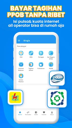 Bingla - Agen Pulsa PPOB Screenshot 2
