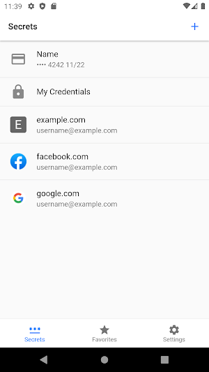 Secrets Password Manager Screenshot 0