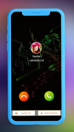 Music Call Color Phone Screen Screenshot 1