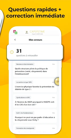 CapepsTime : CAPEPS & STAPS Screenshot 2
