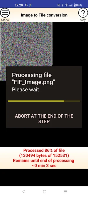 File encryption in image &back Screenshot 3