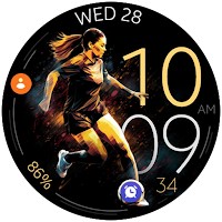 Women's Soccer Watch Face