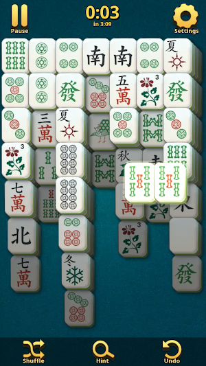 Mahjong Solitaire Classic : Tile Match Puzzle Screenshot 1