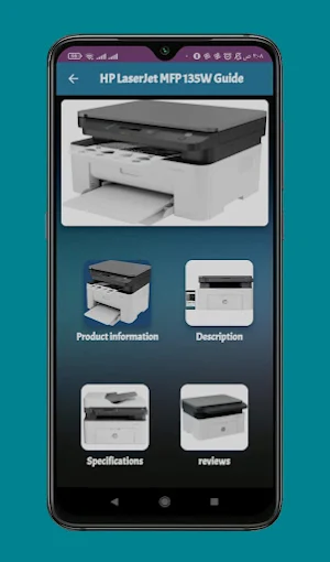HP LaserJet MFP 135W Guide Screenshot 0