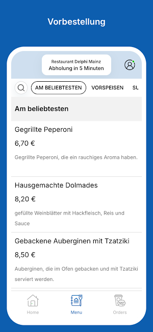 Restaurant Delphi Mainz Screenshot 1