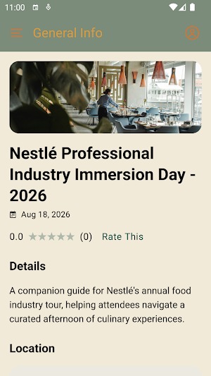 Menu Matters Events Screenshot 0
