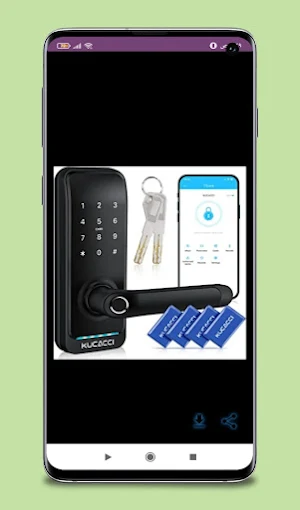 fingerprint door handle guide Screenshot 0