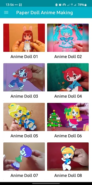 DIY Paper Doll Anime Screenshot 0