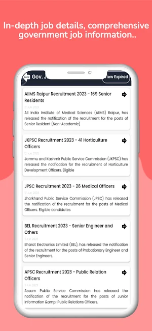 All India Government Jobs 2023 Screenshot 3