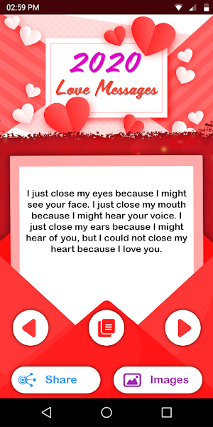 Love SMS Messages & Background Wallpaper screenshot 4