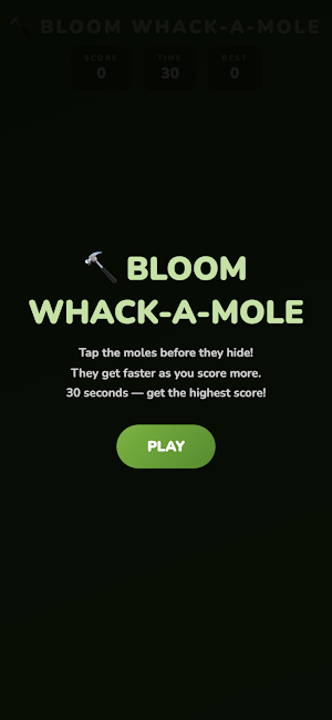 BLOOM Whack-a-Mole Screenshot 0
