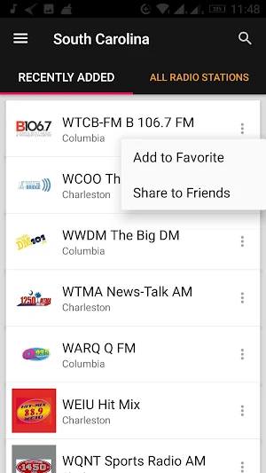 South Carolina Radio Stations - USA Screenshot 0