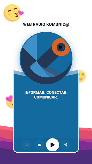 Web Rádio Komunic@ Screenshot 0