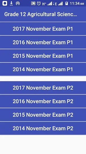 Grade 12 Agricultural Sciences Mobile Application Screenshot 1
